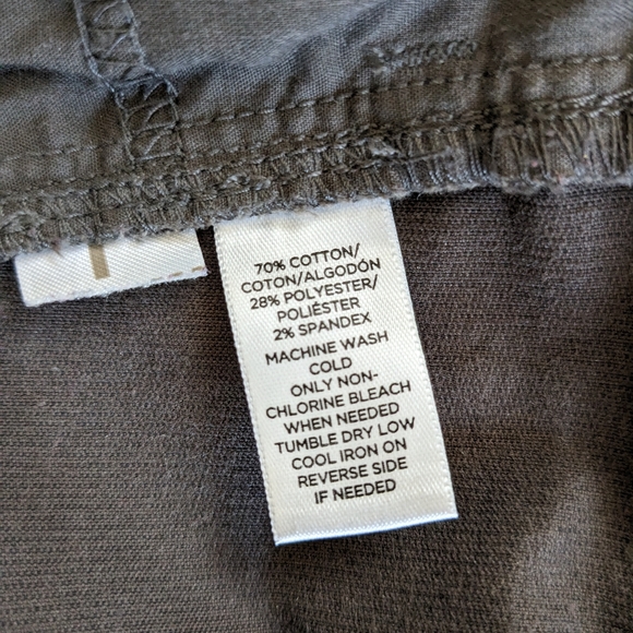 LOFT Modern Straight fine corduroy pants, jeans. Dark Taupe. Size 28/6 - Picture 4 of 6